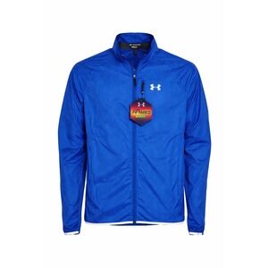 NWT Under Armour Cold‎ Gear Running Jacket Fitted Blue Reflective